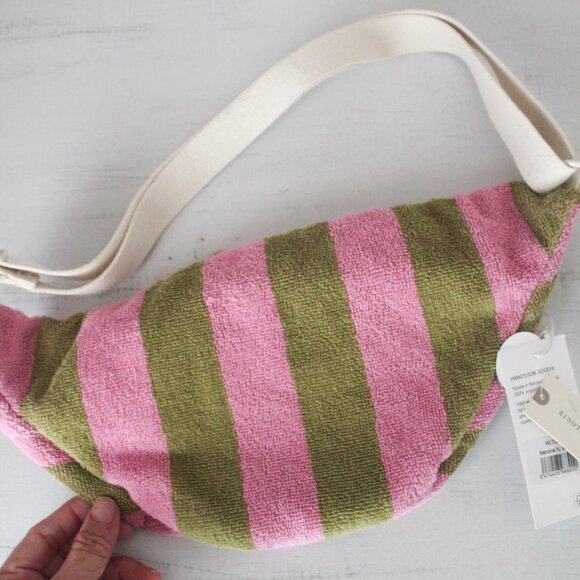 Anthropologie x WOUF XL Terry Waistbag / Fanny Pack / Sling NEW NWT / SOLD OUT - Picture 5 of 6